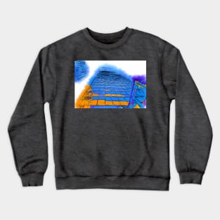 The Soaring Building In Watercolor Crewneck Sweatshirt